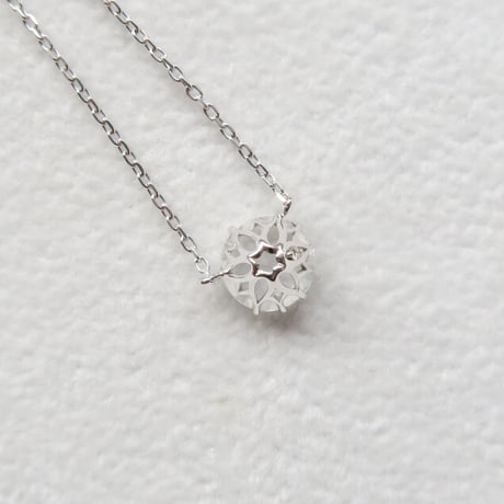 【necklace】　アンデシンラブラドライト　7mm　さくらインカット