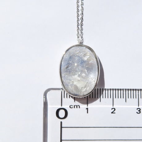 デュモルチェライト+クォーツインクォーツ　necklace