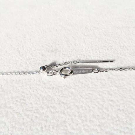 【necklace】　ローズクォーツ 12×6mm マーキス クラッシュクォーツ.