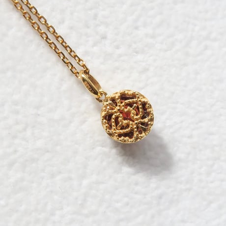 【necklace】　ガーネット　RD型　甲州貴石切子
