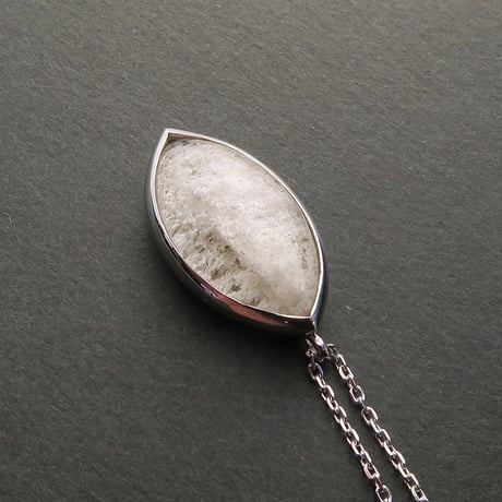 【necklace】　ホワイトガーデンクォーツ