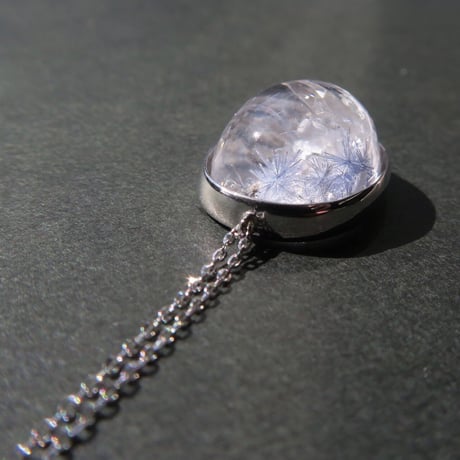 デュモルチェライト+クォーツインクォーツ　necklace