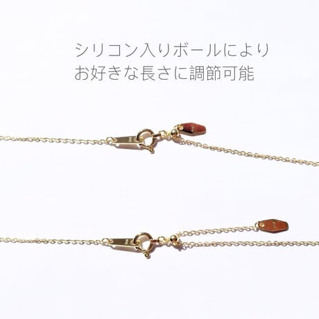 【Necklace】ホワイトガーデンクォーツ パイライト入り