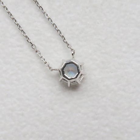 【necklace】　アンデシンラブラドライト　6mm　アトリアカット