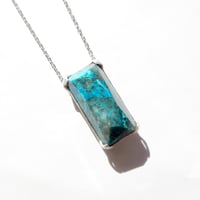 クリソコーラ：シミズ貴石 かんなカット　necklace