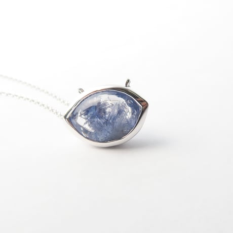 【necklace】　デュモルチェライトインクォーツＧ
