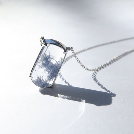 【Necklace】デュモルチェライトインクォーツE