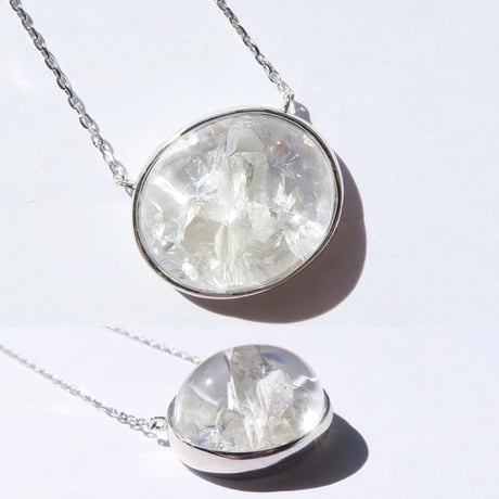 【Necklace】クォーツインクォーツ