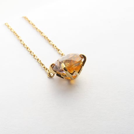 【necklace】　硝子の宝石 sunset