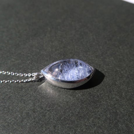 【Necklace】デュモルチェライトインクォーツD