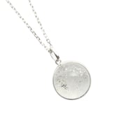 【necklace】　硝子の宝石 snow dome