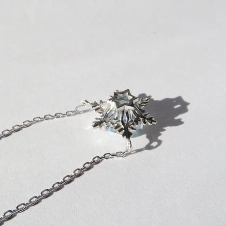 スイスブルートパーズ 6mm ゆきんこカット necklace