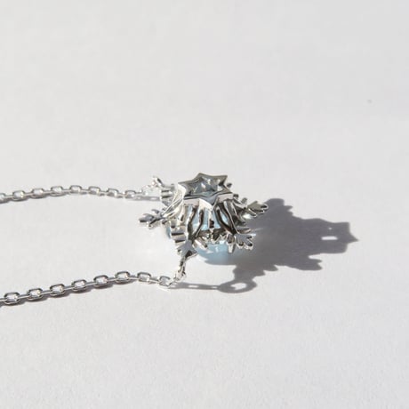 スイスブルートパーズ 6mm ゆきんこカット necklace