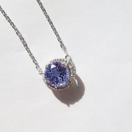 タンザナイト 6mm ダンデライオンカット necklace