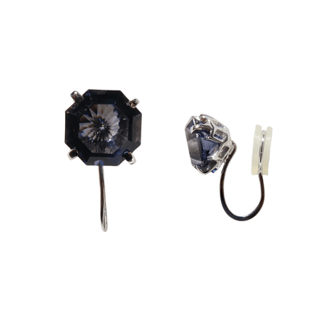 【earring】　アイオライト　7mm　アトリアカット　片耳