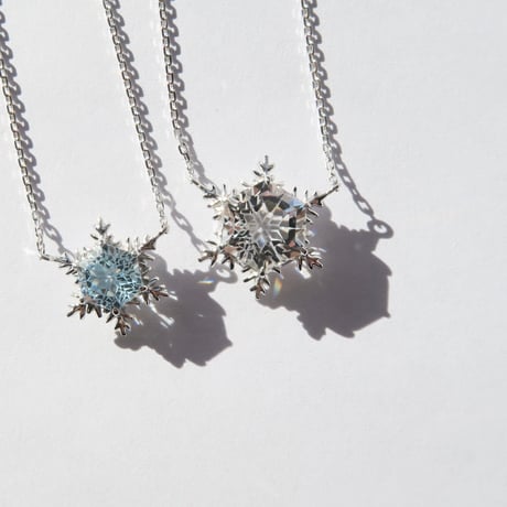 スイスブルートパーズ 6mm ゆきんこカット necklace