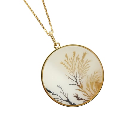 【necklace】　デンドリティックアゲートB