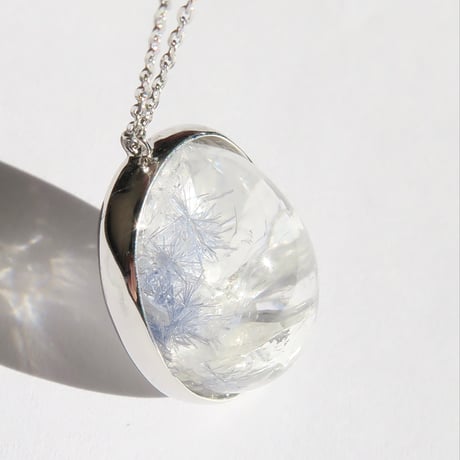 デュモルチェライト+クォーツインクォーツ　necklace
