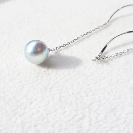 【pierced】　バロックパール　6.5-7.0mm　片耳