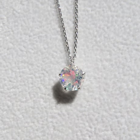 ウォーターオパール 7mm ダンデライオンカット necklace