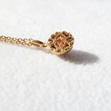 【necklace】　ガーネット　RD型　甲州貴石切子