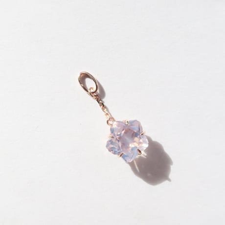 ミルキーアメジスト 7mm さくらシェイプ charm