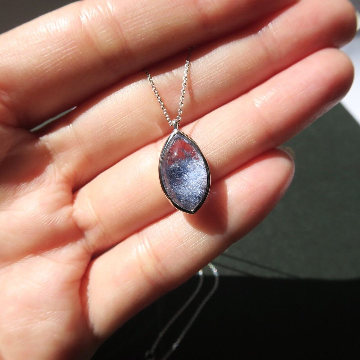 Necklace】デュモルチェライトインクォーツD | FREESIA