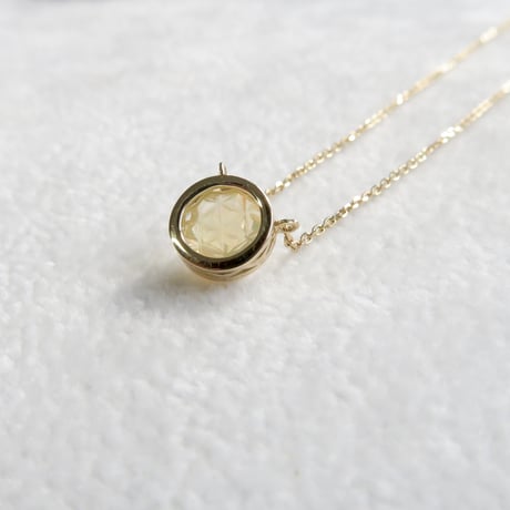 【necklace】　メキシコパール　RD型　甲州貴石切子