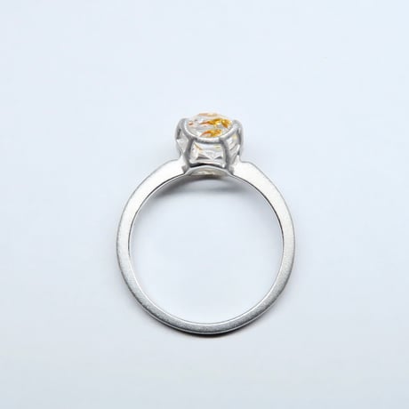 オイルインクォーツ 7mm オクタゴン Ring＃10