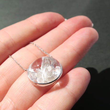 【Necklace】クォーツインクォーツ