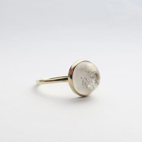 【ring】　硝子の宝石 snow dome
