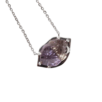 【necklace】　アメトリン　リップ型　甲州貴石切子