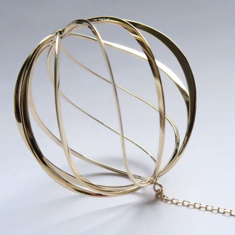 Flowing lines（N-138）Necklace