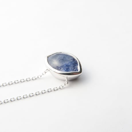 【necklace】　デュモルチェライトインクォーツＧ