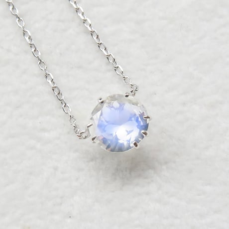 【necklace】　アンデシンラブラドライト　7mm　さくらインカット