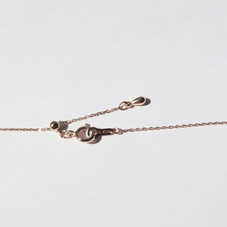【necklace】　bubble（ローズクォーツ・ローズアメジスト）N-285