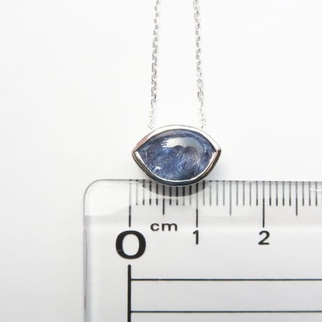 【necklace】　デュモルチェライトインクォーツＧ