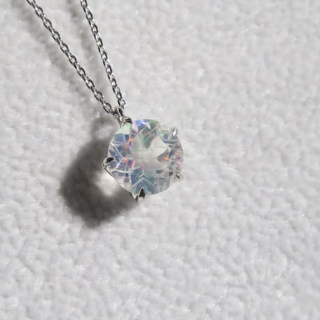 ウォーターオパール 7mm ダンデライオンカット necklace