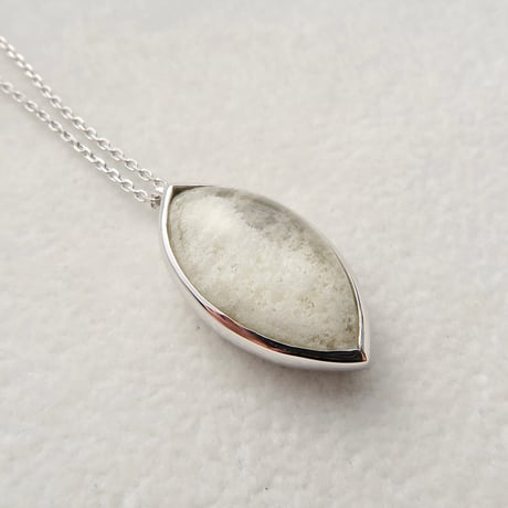 【necklace】　ホワイトガーデンクォーツ