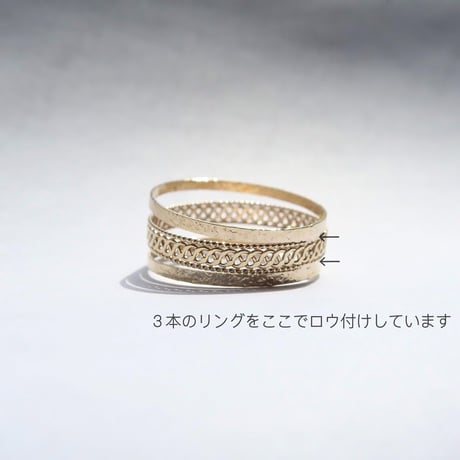 Flowing lines（R-145）Ring