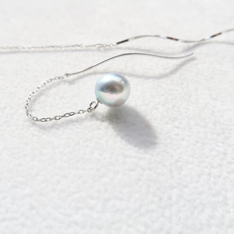 【pierced】　バロックパール　6.5-7.0mm　片耳