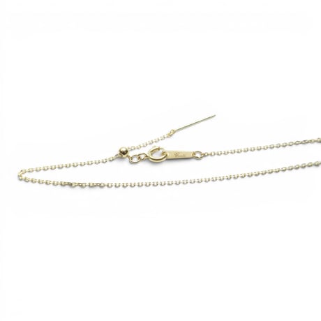【necklace】　ホワイトガーデンクォーツ　かんなカット