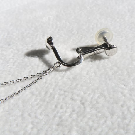 【 earring】　アコヤパール　片耳