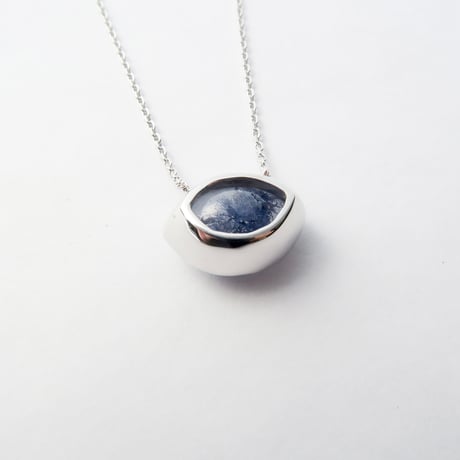 【necklace】　デュモルチェライトインクォーツＧ