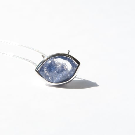 【necklace】　デュモルチェライトインクォーツＧ