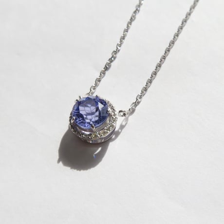タンザナイト 6mm ダンデライオンカット necklace