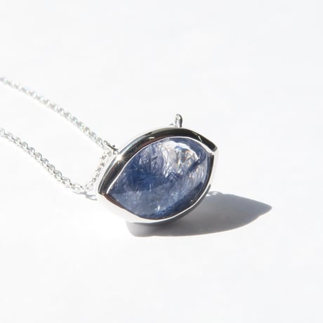 【necklace】　デュモルチェライトインクォーツＧ