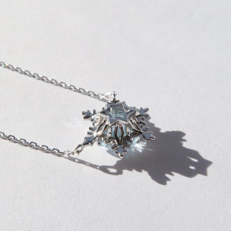 スイスブルートパーズ 6mm ゆきんこカット necklace