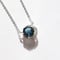 ロンドンブルートパーズ 6mm さくらインカット necklace