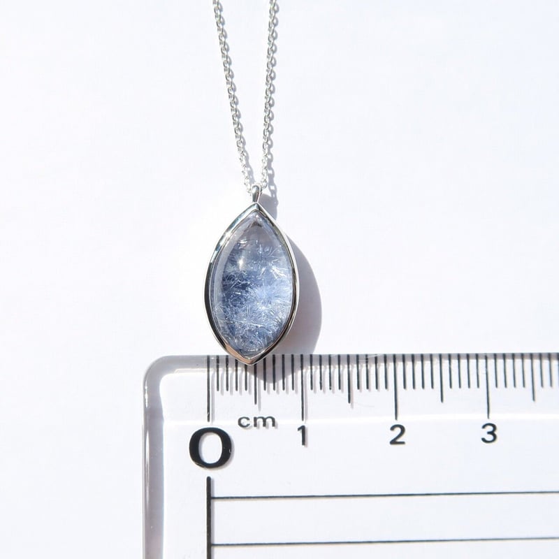 Necklace】デュモルチェライトインクォーツD | FREESIA
